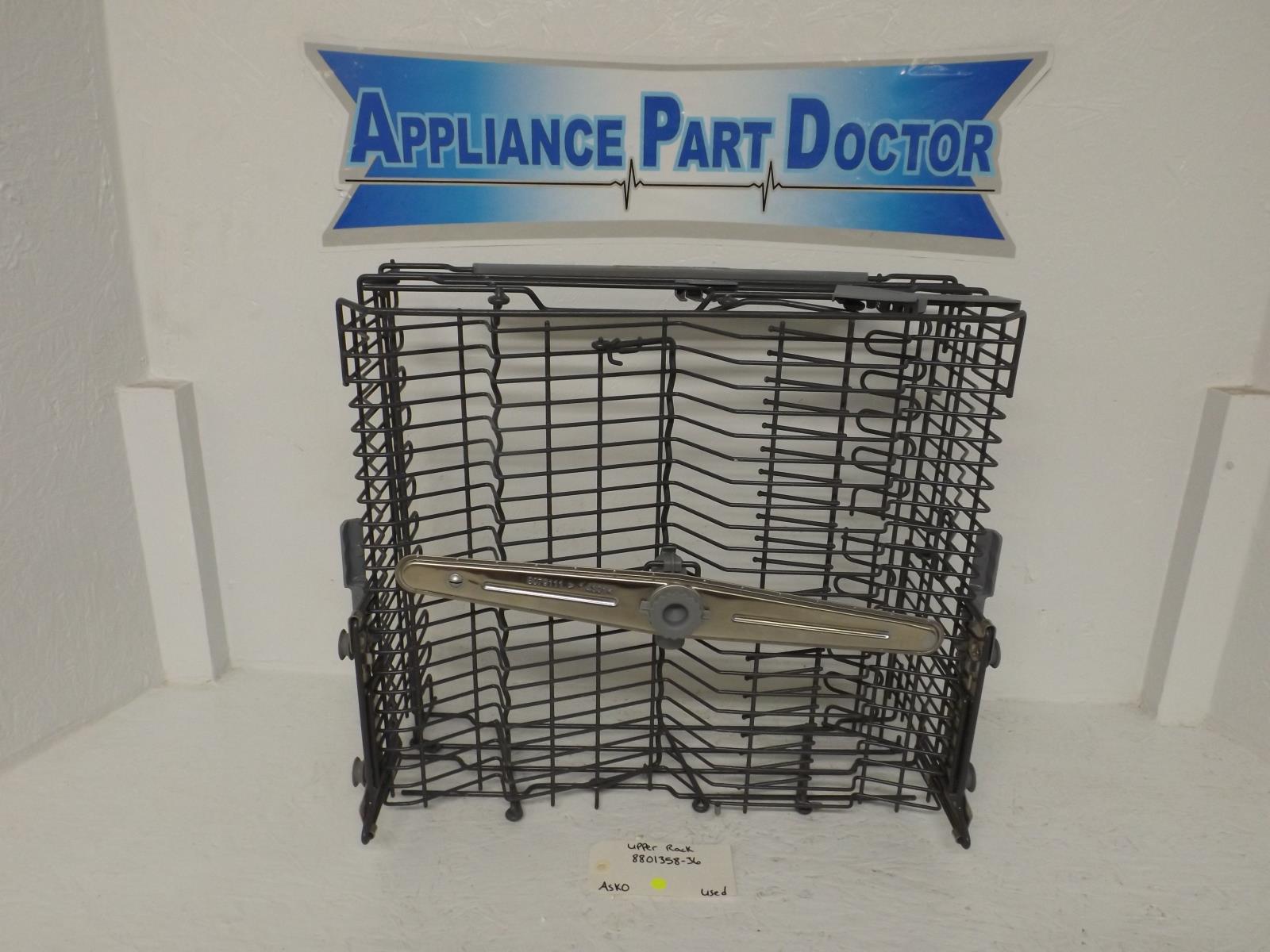 ASKO Dishwasher 8801358-36 Upper Rack Used ASKO Dishwasher 8801358-36 Upper Rack Used